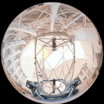 Motion of Gemini North 8m telescope.  