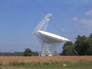 The Green Bank Telescope in West Virginia.