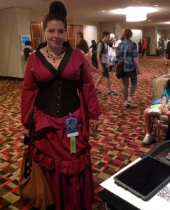Pamela Gay in her amazing costume.
