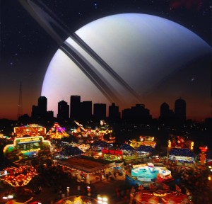 Saturn over carnival