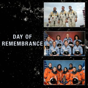 Apollo 1, Challenger and Columbia Astronauts
