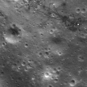 Apollo 15 landing site from the MoonMappers LRO database.
