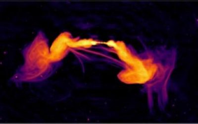 MeerKAT spots unusual features in distant galaxy, photographic proof merging galaxies produce jets of charged particles, and BepiColombo makes Earth flyby