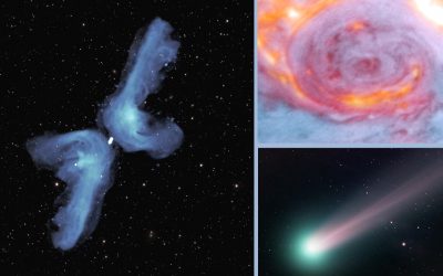 X-Shaped Radio Galaxies; All-Color Jupiter; & Comet SWAN Shines