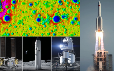 SpaceX get’s their rocket test on; Artemis update; & Guest Dr Jim Richardson talks crater erosion