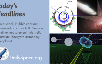 Solar clock; Hubble constant; Universality of Free Fall; Neutron lifetime measurement; Interstellar parallax; Backyard astronomy exoplanet