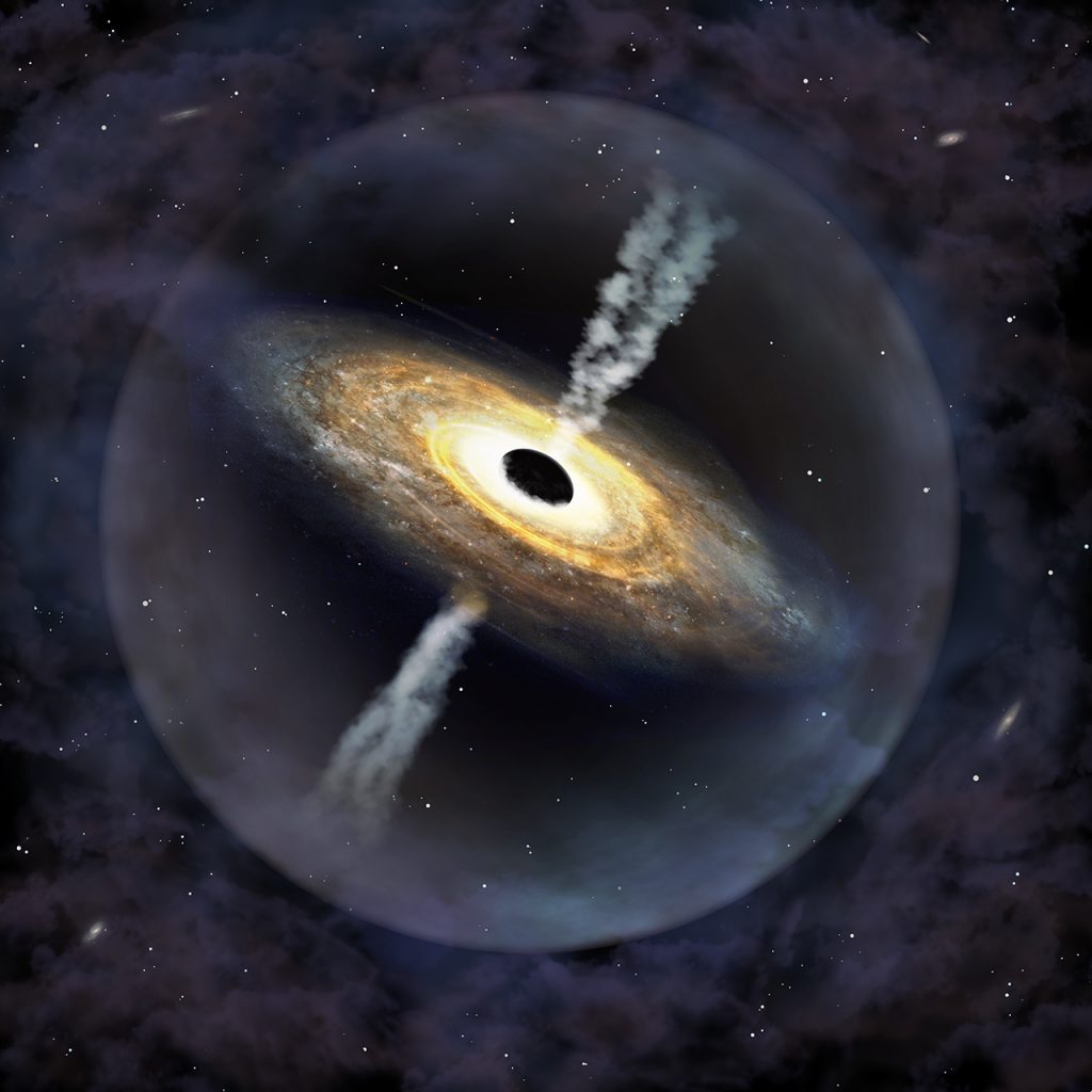 Monster Black Hole Found In The Early Universe