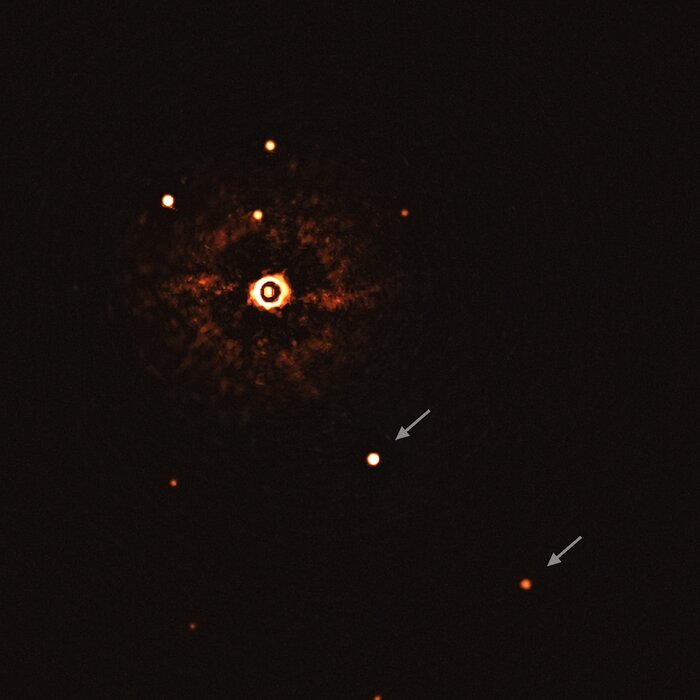 First Image of a Multi-Planet System Around a Sun-like Star