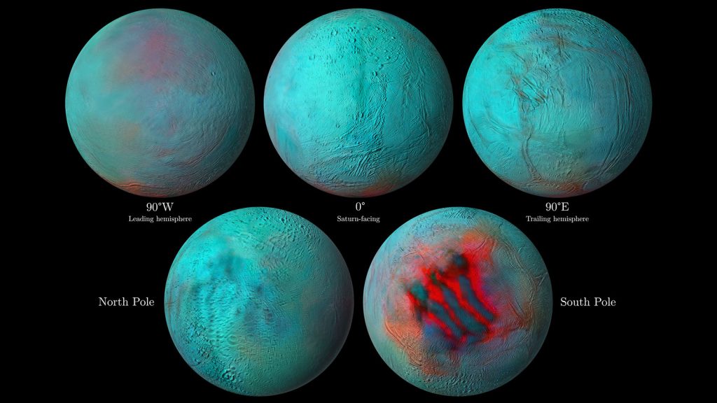 Hints of Fresh Ice in Enceladus’s Northern Hemisphere