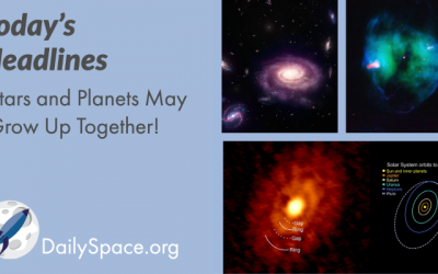 Stars and Planets May Grow Up Together!