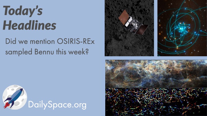 Did we mention OSIRIS-REx sampled Bennu this week?