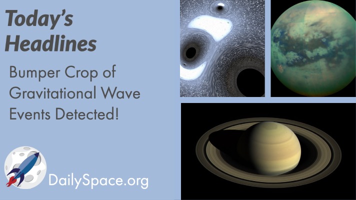 Bumper Crop of Gravitational Wave Events Detected!