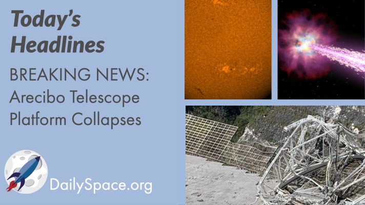 BREAKING NEWS – Arecibo Telescope Platform Collapses
