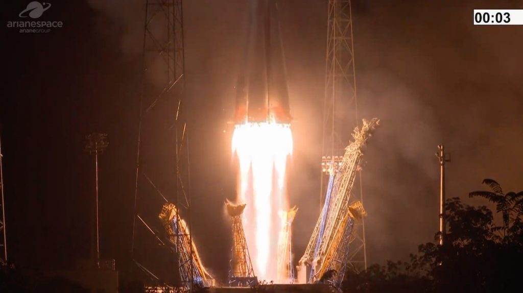 Following several delays, Soyuz finally launches FalconEye 2 for UAE