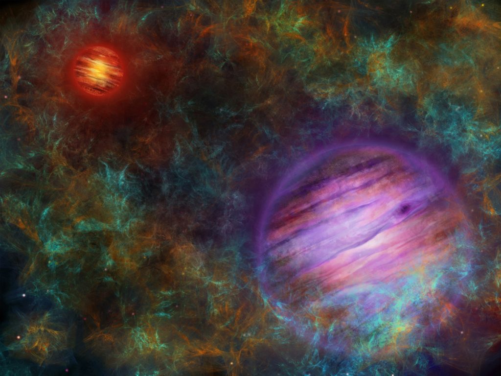 A pair of lonely planet-like objects born like stars