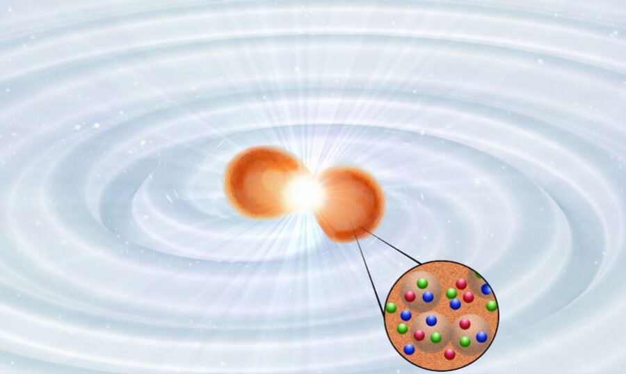 Gravitational Waves Probe Exotic Matter inside Neutron Stars