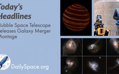 Hubble Space Telescope Releases Galaxy Merger Montage