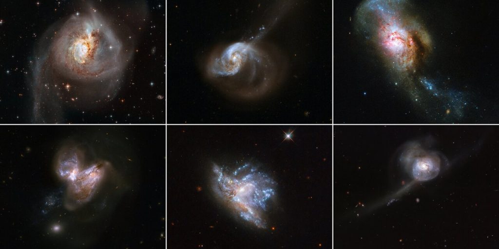 Hubble Releases Galaxy Merger Montage