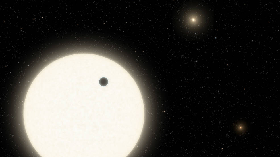 Forgotten Kepler Planet Candidate Orbits Triple-Star System