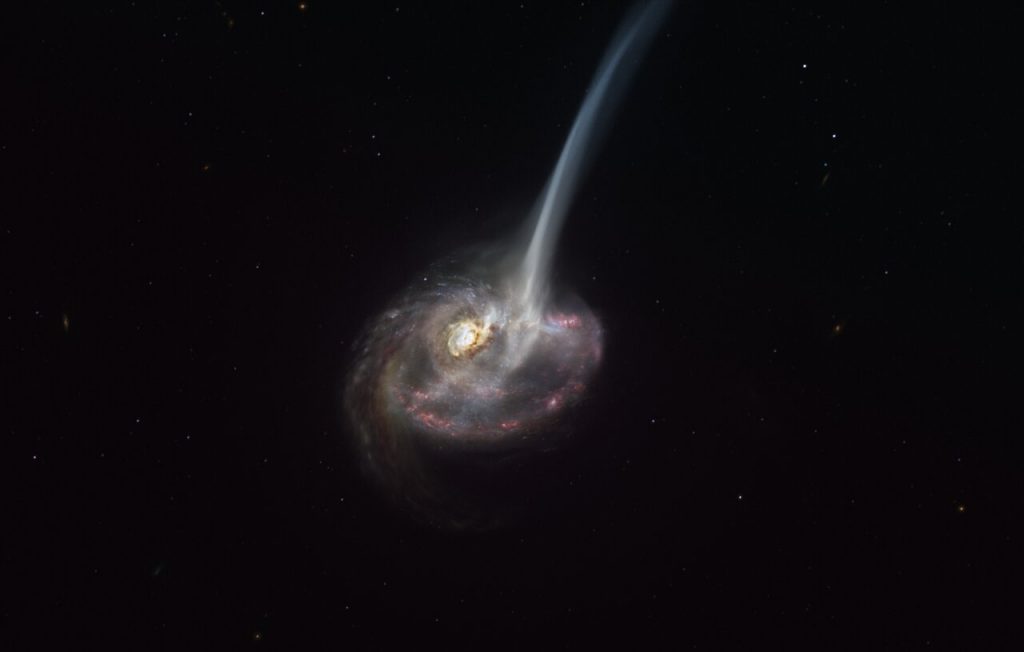 ALMA Captures Distant Colliding Galaxy on Verge of ‘Dying’