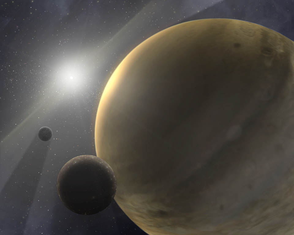 Gas Giant Found Orbiting Far From Host Star