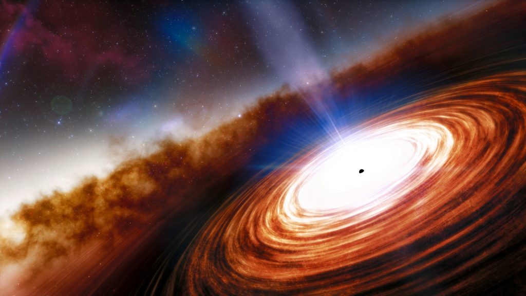 Ancient, Massive Black Hole Found
