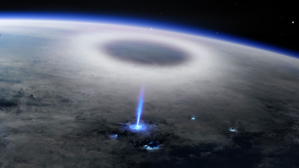 ISS Sensors Find Source of “Blue Jet” Lightning