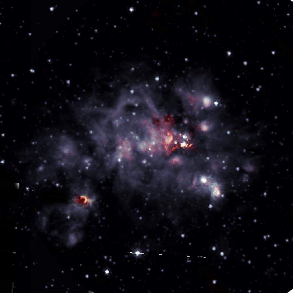 Very Large Array Observations Reveal Changes Over Time of Stellar Nursery