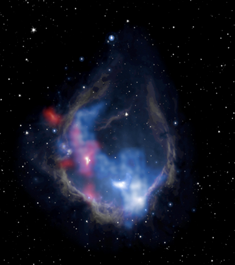 Ghostly Young Nebula Catches Star Formation