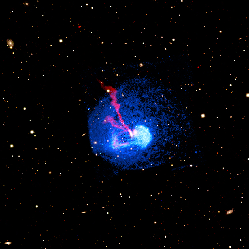Chandra X-ray Captures Another “Jellyfish” in Space