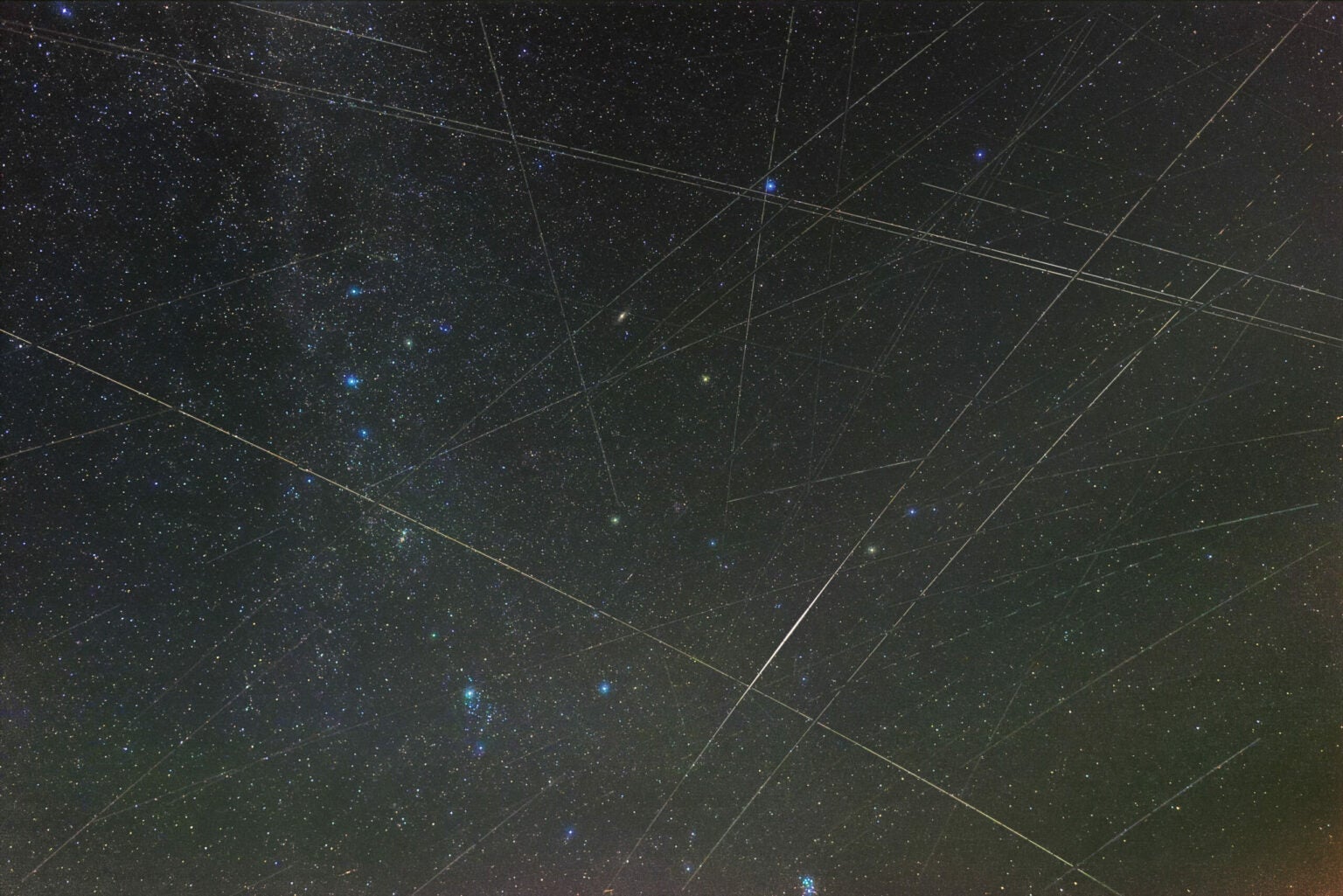 Mega Constellations of Satellites May Outshine Stars