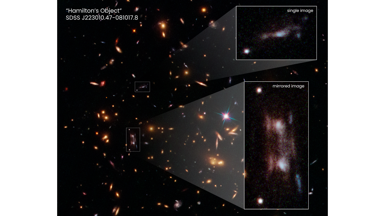 Mirrored Galaxies Smudge Hubble Images