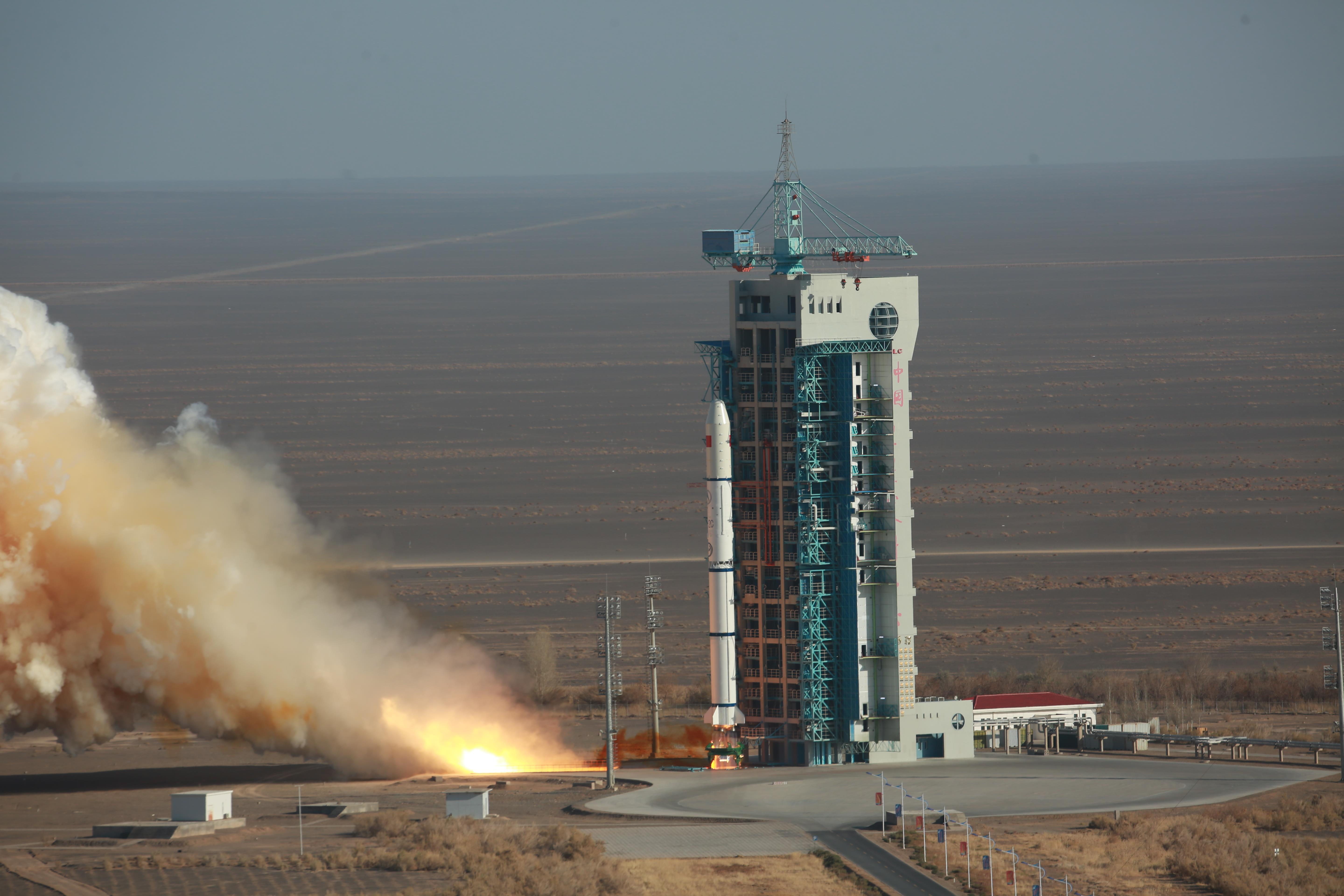 Chinese Rocket Launches Military Satellites