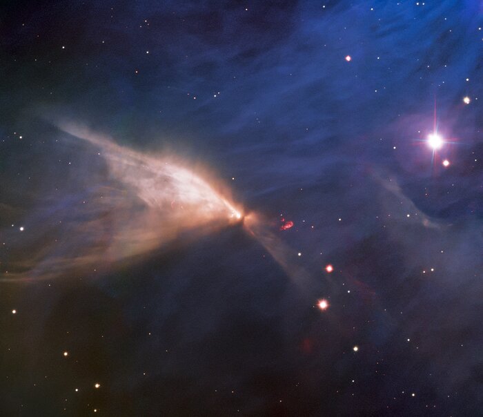 Nebula Shines Asymmetrically