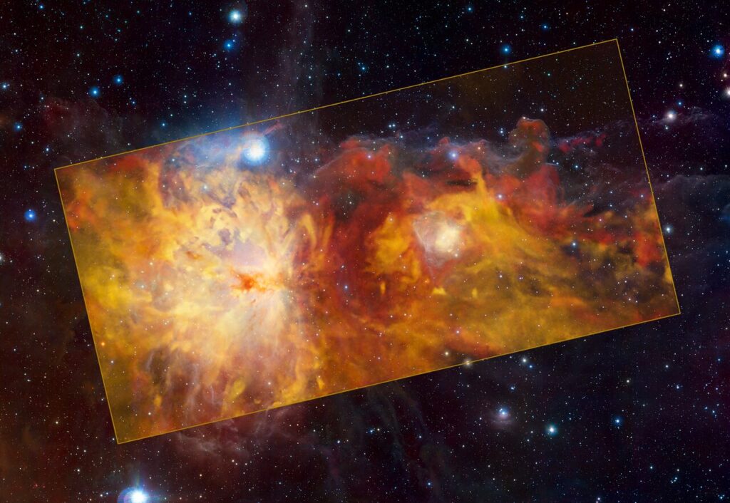 Flame Nebula is Lit in New Radio Image