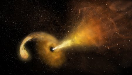 Black Hole Left Mess When Eating Decades Ago
