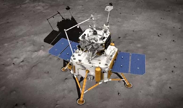 Chinese Lunar Lander Detects Water on Moon