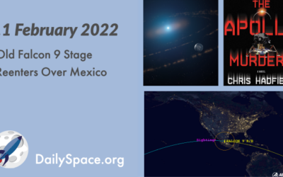 Old Falcon 9 Stage Reenters Over Mexico