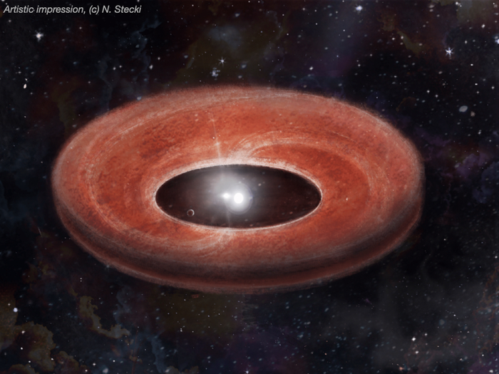 Do Planets Form Around Dying Binary Stars?