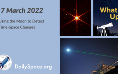 Using the Moon to Detect Time-Space Changes