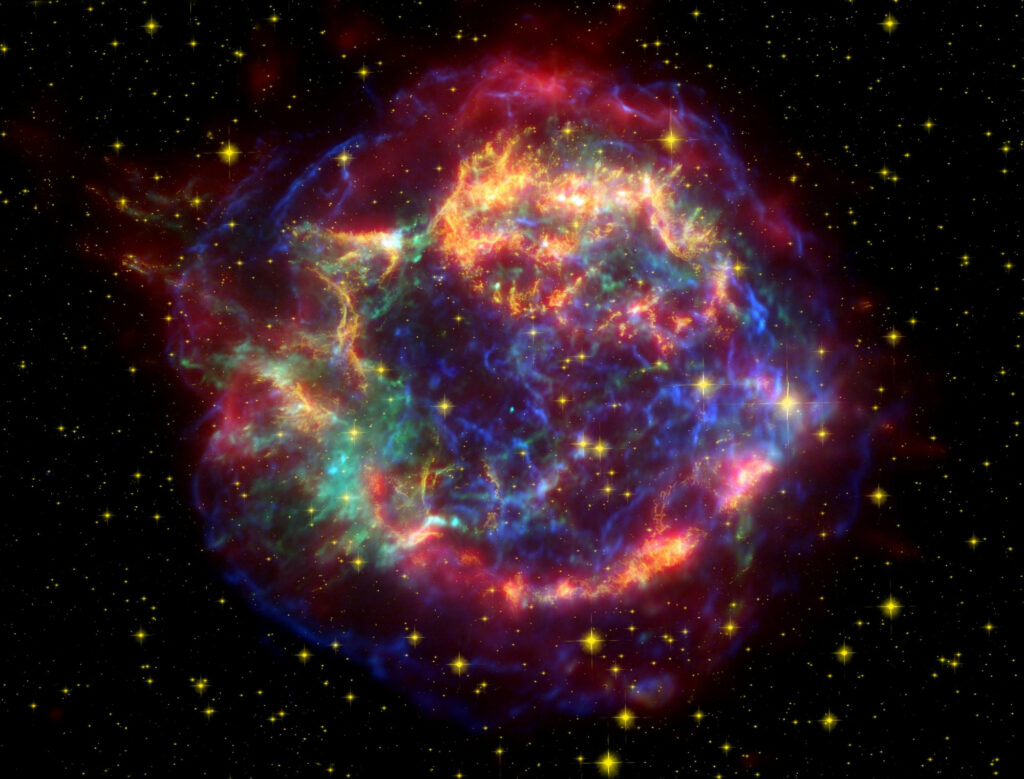 Supernova Remnant Expands Unevenly
