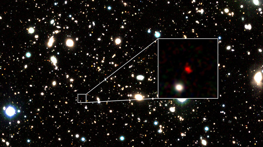 New Most Distant Galaxy