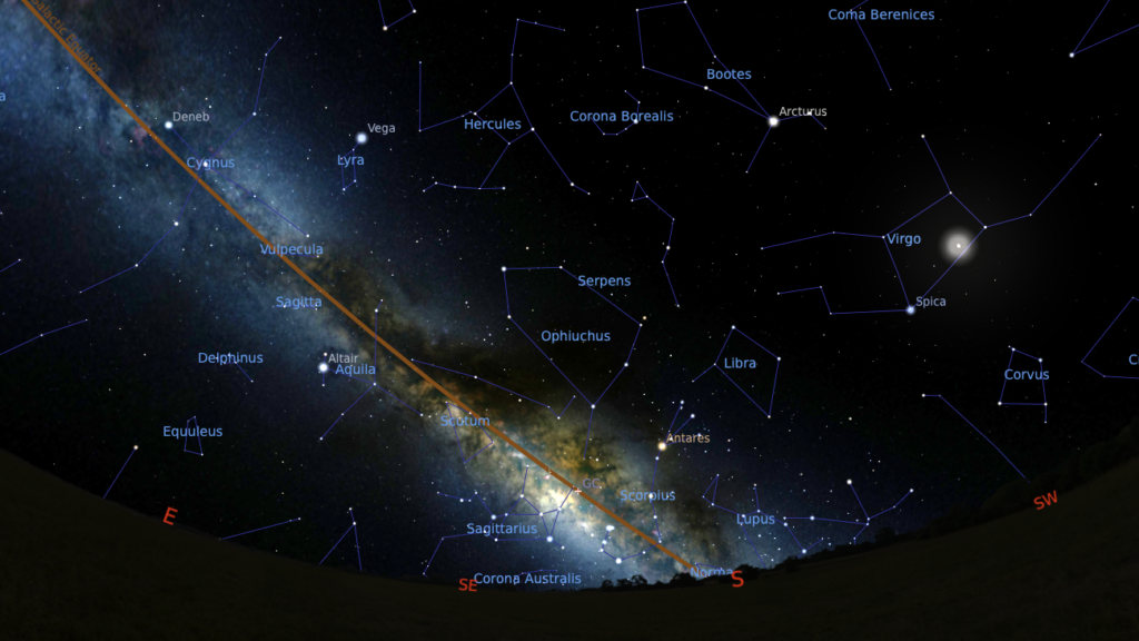 What’s Up: Finding Sgr A* and a Total Lunar Eclipse