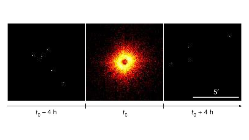 A New Color Observed in Classic Nova