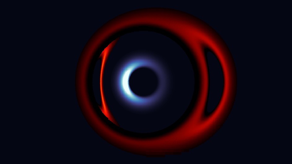 Eclipsing Shadows in Black Hole Merger