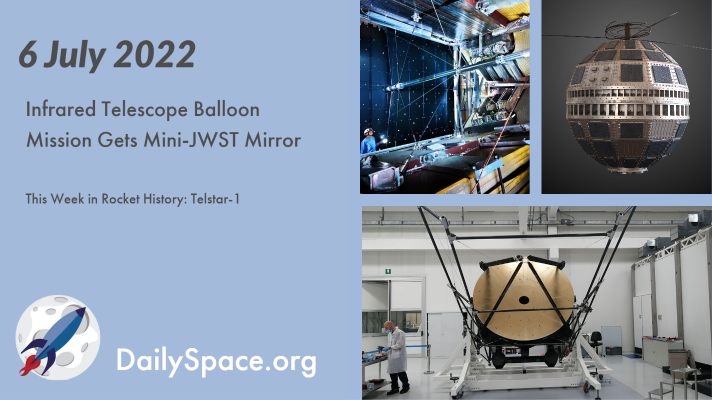 Infrared Telescope Balloon Mission Gets Mini-JWST Mirror