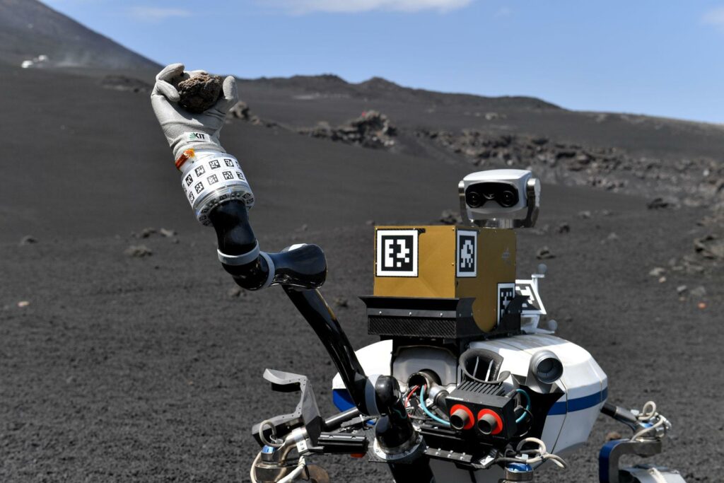 Robots Roll Over Italian Volcano for Science