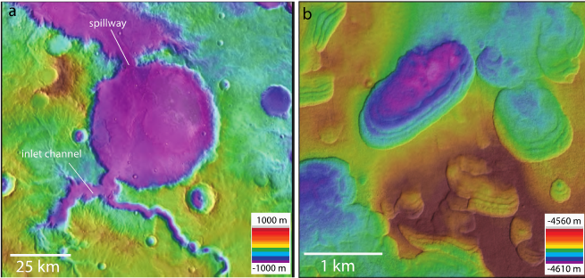 Missing Ancient Martian Lakes in the Data