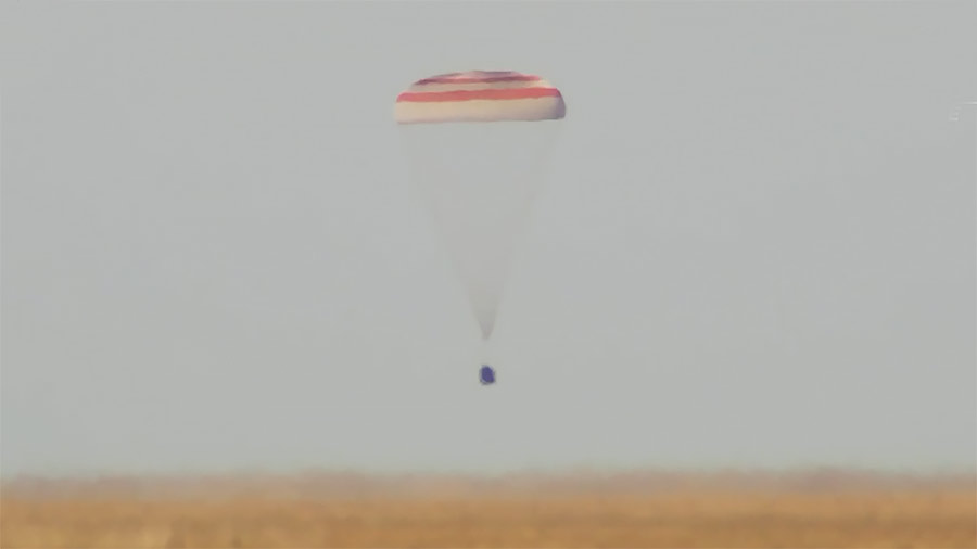Soyuz MS-22 Returns to Earth