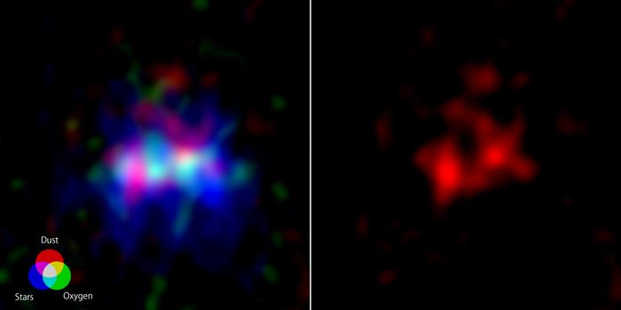 Found: Stars blowing donuts in early universe